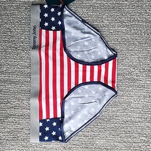 NWT Tommy John Cool Cotton US Flag Briefs Size Medium Color Red White Blue